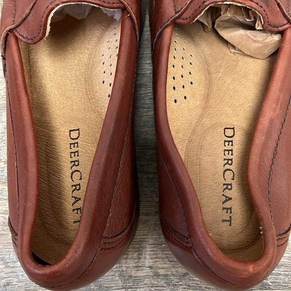 NEW Deercraft Genuine Deerskin Penny Loafers Size 8.5 - Picture 4 of 9